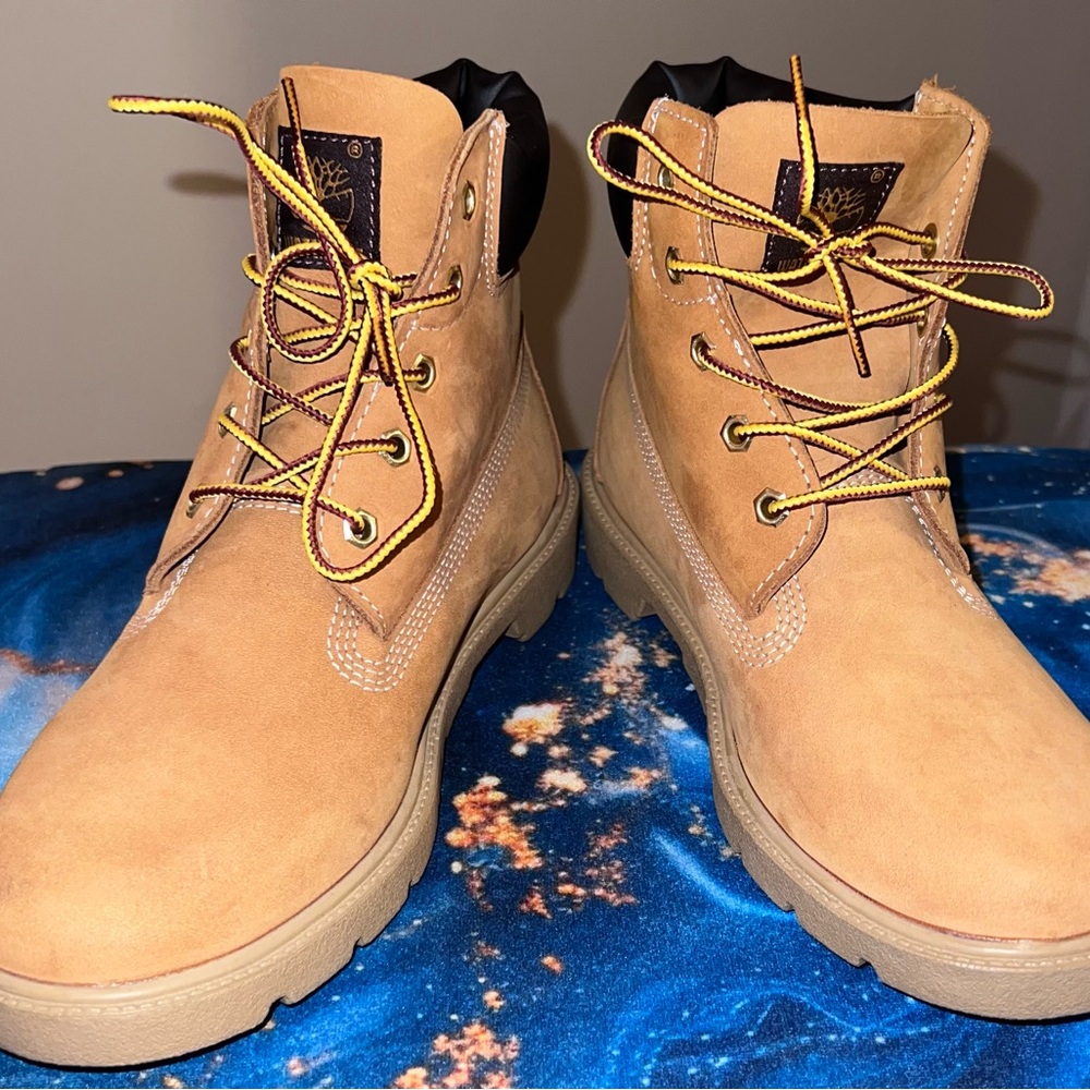 Tan Lace-Up Kid’s Boots